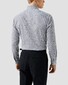 Eton Micro Pattern Medallion Motif Signature Twill Overhemd Blauw