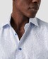 Eton Micro Pattern Signature Poplin Overhemd Blauw