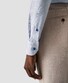 Eton Micro Pattern Signature Poplin Overhemd Blauw