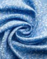 Eton Mini Floral Cotton Silk Bandana Sjaal Licht Blauw