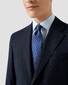 Eton Multi Check Organic Cotton Twill Overhemd Licht Blauw