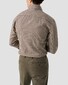 Eton Multi Check Soft Signatue Flanel Overhemd Bruin