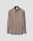 Eton Multi Check Soft Signatue Flanel Overhemd Bruin