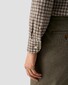 Eton Multi Check Soft Signatue Flanel Overhemd Bruin