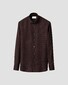 Eton Multi Check Ultra-Soft Luxury Super 120s Merino Wool Overhemd Donker Rood