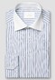Eton Multi Micro Stripes Luxury Organic Supima Cotton 120 Twill Overhemd Blauw