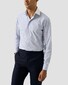 Eton Multi Micro Stripes Luxury Organic Supima Cotton 120 Twill Overhemd Blauw