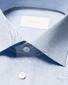 Eton Organic Cotton Fine Stripe Pattern Supima 120 Fine Poplin Overhemd Licht Blauw