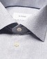 Eton Organic Cotton Fine Twill Mini Check Overhemd Licht Paars