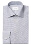 Eton Organic Cotton Fine Twill Mini Check Overhemd Licht Paars