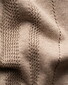 Eton Organic Cotton Luxury Striped Texture Polo Beige