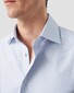 Eton Organic Cotton Signature Dobby Overhemd Licht Blauw