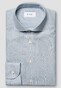 Eton Organic Supima Cotton Subtle Herringbone Flanel Overhemd Licht Blauw