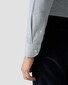 Eton Organic Supima Cotton Subtle Herringbone Flanel Overhemd Licht Blauw