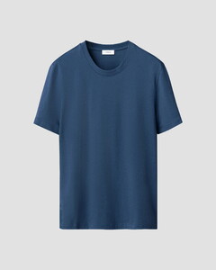 Eton Organic Supima Cotton Uni Single Jersey T-Shirt Blauw