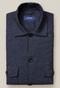 Eton Overshirt Cotton Wool Cashmere Donker Blauw