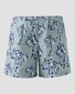 Eton Oversized Palm Tree Pattern Swim Short Green