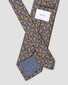 Eton Paisley Fantasy Pattern Stropdas Donker Blauw-Multi