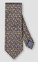 Eton Paisley Fantasy Pattern Stropdas Donker Blauw-Multi