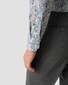 Eton Paisley Pattern Soft Touch Cotton Tencel Subtle Stretch Overhemd Blauw-Multi