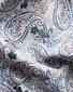 Eton Paisley Pattern Soft Touch Cotton Tencel Subtle Stretch Overhemd Blauw-Multi