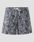 Eton Paisley Patterned Drawstring Swim Short Donker Blauw