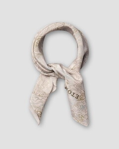 Eton Paisley Silk Bandana Sjaal Beige