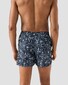 Eton Palm Design Drawstring Swim Short Donker Blauw