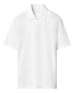 Eton Pima Cotton Pique Polo Shirt Wit