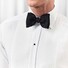 Eton Piqué Black Tie Shirt White