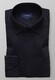 Eton Piqué Long Sleeve Poloshirt Overhemd Donker Blauw Melange