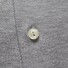 Eton Piqué Long Sleeve Poloshirt Overhemd Licht Grijs