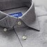 Eton Piqué Long Sleeve Poloshirt Overhemd Licht Grijs