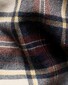 Eton Plaid Check Ultrasoft Feel Flanel Button-Down Overhemd Navy-Multi