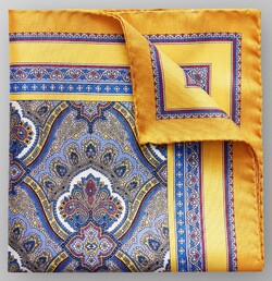 Eton Pochet Licht Oranje Melange