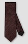 Eton Polka Dot Grenadine Silk Stropdas Donker Rood