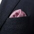 Eton Polka Dot Silk Pochet Warm Roze