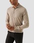 Eton Polo Pullover Luxury Extrafine Merino Trui Beige