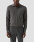 Eton Polo Pullover Luxury Extrafine Merino Trui Donker Grijs