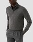 Eton Polo Pullover Luxury Extrafine Merino Trui Donker Grijs