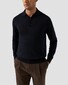 Eton Polo Pullover Luxury Extrafine Merino Trui Navy