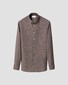 Eton Reda Super 120s Merino Abstract Mini Pattern Overhemd Donker Rood