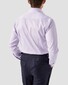 Eton Rich Cotton Signature Twill Uni Cutaway Collar Overhemd Licht Paars