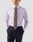 Eton Rich Cotton Signature Twill Uni Cutaway Collar Overhemd Licht Paars
