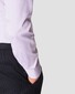 Eton Rich Cotton Signature Twill Uni Cutaway Collar Overhemd Licht Paars