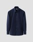 Eton Rich Cotton Signature Twill Uni Cutaway Collar Overhemd Navy