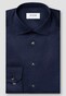 Eton Rich Cotton Signature Twill Uni Cutaway Collar Overhemd Navy