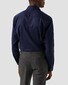 Eton Rich Cotton Signature Twill Uni Cutaway Collar Overhemd Navy