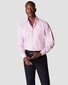 Eton Rich Cotton Signature Twill Uni Cutaway Collar Overhemd Roze