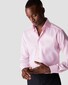 Eton Rich Cotton Signature Twill Uni Cutaway Collar Overhemd Roze